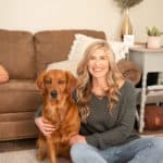 Kristin Free, LCSW and Luna our office support